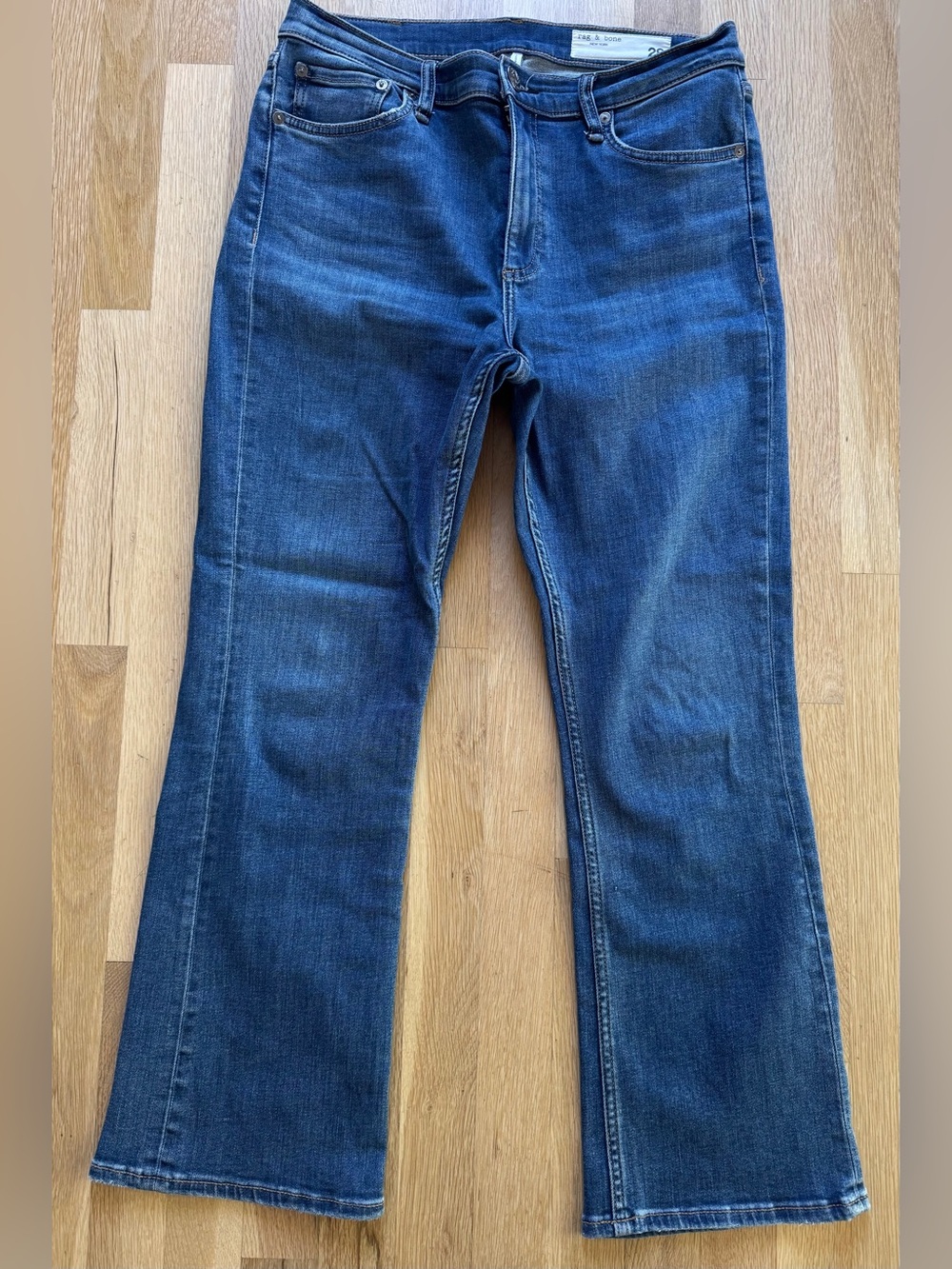 Rag & Bone Peyton Jeans Womens Mid Rise Ankle Boot Cut 29